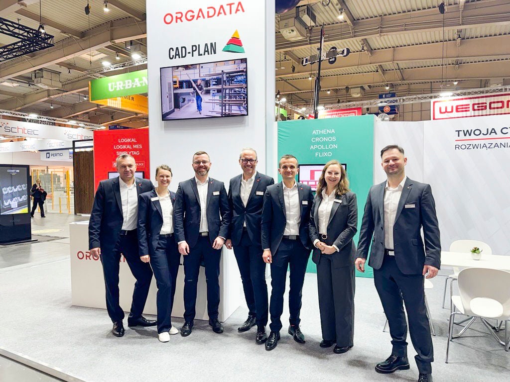 The Orgadata and CAD-Plan team at WinDoor-tech 2025